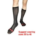 thumbnail image 5 of Aellinatey Elegant Mens Middle Length Business Dress Socks with Stripes for Office Wear, 5 of 21