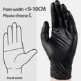 thumbnail image 2 of Professional Nitrile Gloves Multi-Purpose Vinyl Gloves Safety Work Gloves Latex Powder Free Gardening Nitrile Gloves for Home Kitchen Outdoor Use 9 Inch, 2 of 8