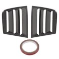 thumbnail image 1 of Side Window Louver, Anti Deform Side Window Air Vent Cover Scratch Proof High Toughness  For Car Black, 1 of 8