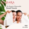 thumbnail image 4 of Toallitas faciales desechables ASARA XL (50 unidades), 4 of 9