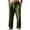 Army Green, variant on Dxzfnsa Men's Casual Chino Pants Relaxed Fit Drawstring Elastic Waist Lightweight Pant Twill Pleated Trousers golf pants men(Army Green,L)