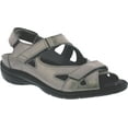 thumbnail image 1 of Barefoot Freedom Womens Lagoon Leather Comfort Flat Sandals, 1 of 2