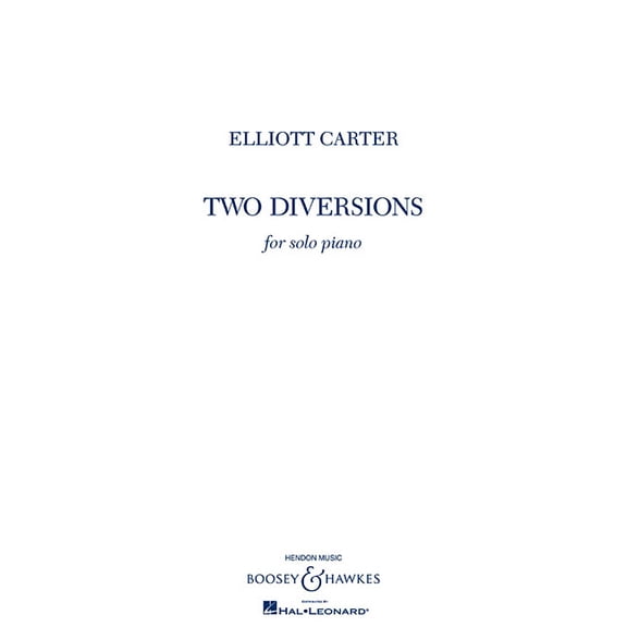 Two Diversions: For Solo Piano, (Paperback)