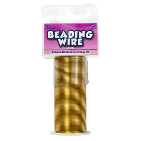 Kids Craft Beading Wire, 24-Gauge, Gold