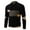 Black, variant on Ahabrexf Mock Turtleneck Sweater, Man Fashion Color Match Knit Loose Base Layer Shirt