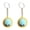 Blue, variant on Cute Steamed Bun Squishy Keychain, Adorable Squeeze Stress Relief Ball Design Keyring for Bags & Keys