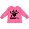 thumbnail image 3 of Inktastic My Daddy Graduated College Graduate Boys or Girls Long Sleeve Toddler T-Shirt, 3 of 5