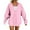 A-Pink136, variant on XIAOCHA Womens Hoodies Long Sleeve Hooded Zip Up Hooded Sweatshirts Fall Solid Color Loose Fit Kangaroo Pocket Hooded Streetwear