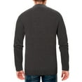 thumbnail image 2 of U.S. Polo Assn. mens Solid V-Neck Long-Sleeve Sweater (Iron Heather, Medium), 2 of 2