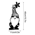 thumbnail image 5 of Metal Gnomes Garden Decor (1 Pack), Large Size Decorative Garden Stakes, Weather Steel, Funny Gnome Statues for Yard Art, Patio, Lawn, Outdoor Decor, Garden Decorations, 5 of 5