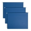 Smead Colored Hanging Folders 1/5 Cut Tabs Navy Blue 25/BX Letter (64057)