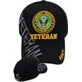 thumbnail image 4 of Army Cap US Veteran Emblem Logo American Flag Hat United States (US Army Veteran Black Hat Gray Shad), 4 of 4