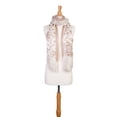 thumbnail image 2 of Gravity Threads Womens Sheer Patterned Stole Scarf - Brown, 2 of 2