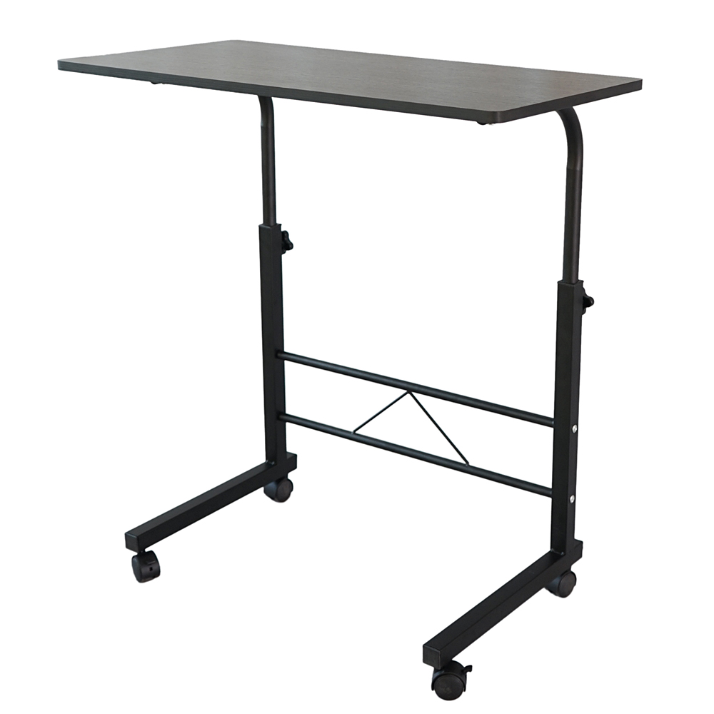 Small Laptop Desk, 360 Degree Rotation Laptop Stand for Desk, Adjustable Rustproof Computer Cart, Sturdy Notebook Desk Table Stand for Drawing, Writing, Drafting, or Doing Homework, Q2789 - image 4 of 7