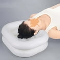 thumbnail image 2 of Lavabo inflable Zulema para champú Tazón portátil Coloración del cabello, 2 of 8
