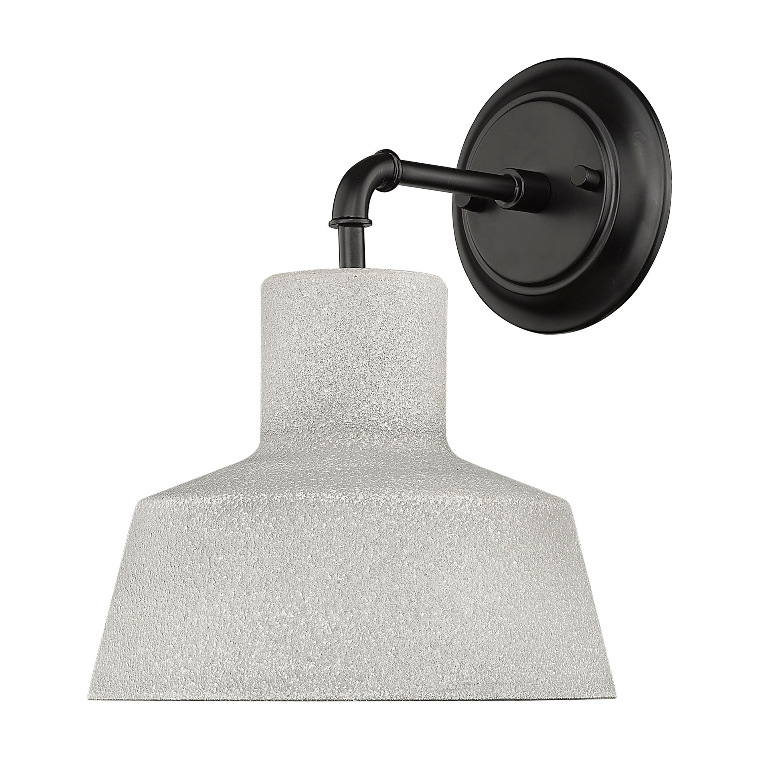 Millennium Lighting  Lloyd 1 Light Outdoor Wall Sconce with Cement Shade 11.5  Inch