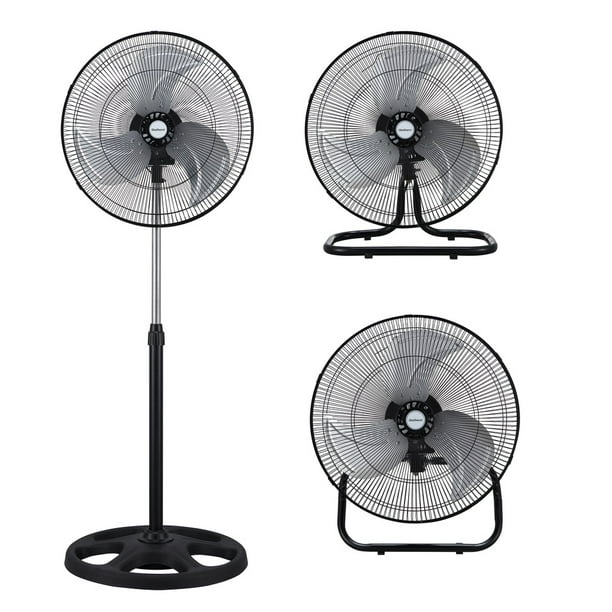 Ventilador De Pedestal / Piso / Mesa Bestherm GE-45T3 de 18 pulgadas 3 en 1, 127v
