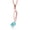 Apatite, variant on Music Eighth Note Jewelry Pendant Necklace Gift for Women By Keren Hanan | 18K Rose Gold Plated Silver | Black Onyx | 0.50 Cttw | Gemstone December Birthstone | Oval 6X4MM | with 18 inch Silver Chain