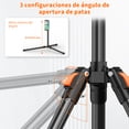 thumbnail image 4 of TONEOF Trípode de suelo para tableta, soporte de suelo con rótula de 360°, altura ajustable para cama con funda, para teléfono, música, micrófono, transmisión y grabación., 4 of 9