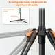 thumbnail image 4 of TONEOF Trípode de suelo para tableta, soporte de suelo con rótula de 360°, altura ajustable para cama con funda, para teléfono, música, micrófono, transmisión y grabación., 4 of 9