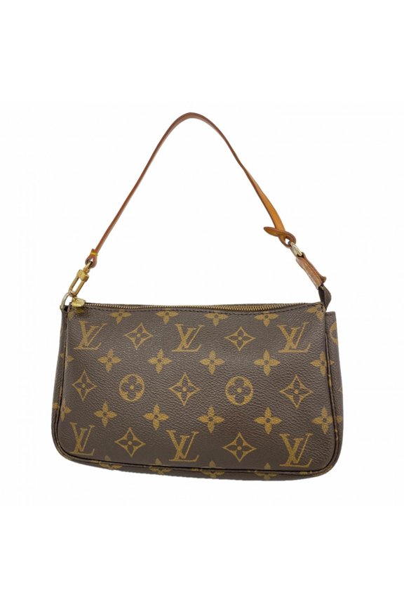 Pre-Owned Louis Vuitton Monogram Pochette Accessoires M51980 Brown Women's Bag/Pouch