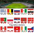 thumbnail image 2 of 10pcs Face Stickers Non-irt Facial Temporary Fake S, 2 of 5