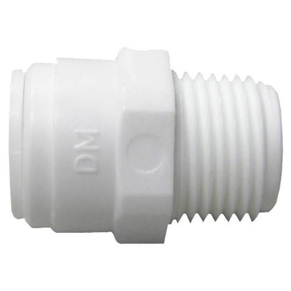 PL-3026 Push Fit Adapter 0.37 O.D. x 0.37 Mpt In.