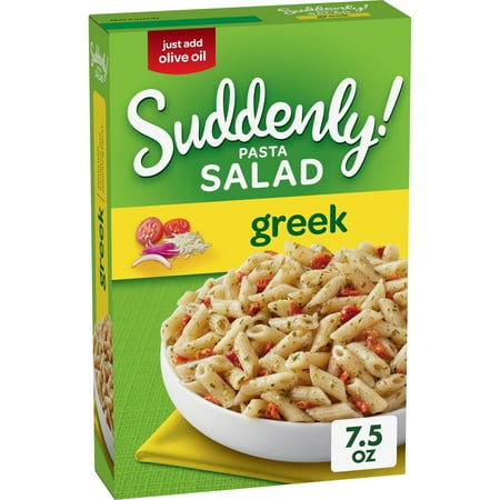 Suddenly Pasta Salad Greek with Tomatoes & Seasoning, 7.5 oz Box