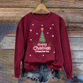 thumbnail image 1 of EGNMCR Chandails en Molleton à Capuche pour Femmes, Chandails en Molleton pour Femmes, Chandail à Capuchon Décontracté à Manches Longues de Noël Mode Décontractée à Manches Longues Col Rond Imprimé Chandails en Molleton Blouse pour Femmes, 1 of 4