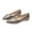Grey, variant on AUDeals Womens Elegant Hollow Cloth Flats Breathable Mesh Non Slip Casual Single Shoes (Silver, 40)