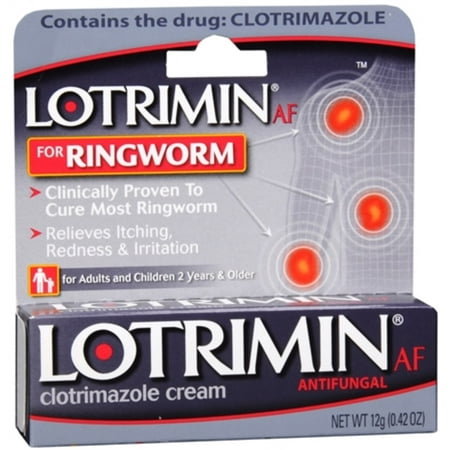 Lotrimin AF For Ringworm Cream 0.42 oz (Best Otc Cream For Ringworm)