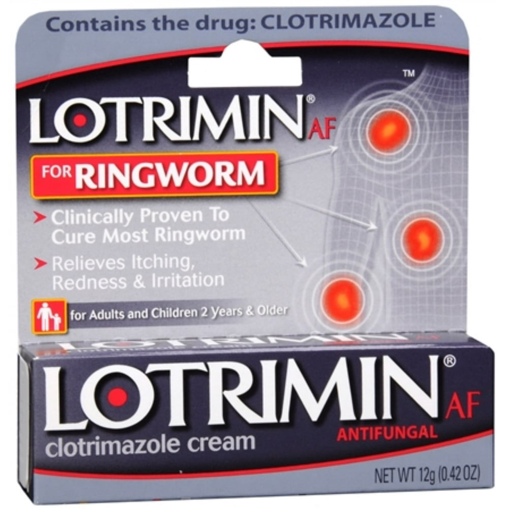 6 Pack Lotrimin AF For Ringworm Cream 0.42 oz