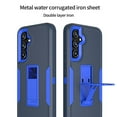 thumbnail image 3 of Xhy Samsung Galaxy A54 5G Case with Screen Protector and Magnetic Car Mount Kickstand Military Grade Full Body Double Layer Drop Rugged Durable for Galaxy A54 5G Phone - Dark Blue&Blue, 3 of 14