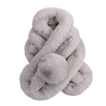 Clearance! Baberdicy Women Winter Warm Scarf Fashion Thicken Imitation Grass Scarves Beige