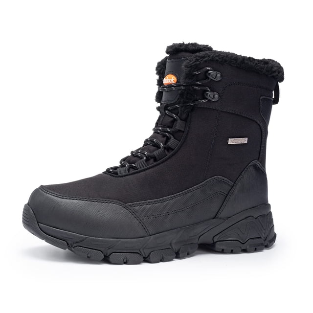Botas de nieve SHULOOK impermeables con forro de piel cálida para hombre de invierno