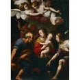 thumbnail image 3 of Daniele Crespi 11x14 Black Modern Framed Museum Art Print Titled - The Angel's Message to Joseph (ca. 1618-22), 3 of 5