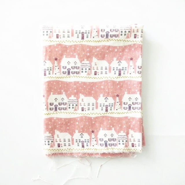 Tela de Decoración de Navidad Hugo 1,6 Yardas algodón lino Multi 150 cm