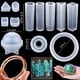 thumbnail image 3 of 83Pcs Moldes para hacer joyas de silicona, conjunto de herramientas DIY para colgantes artesanales Carevas 83 piezas, 3 of 6