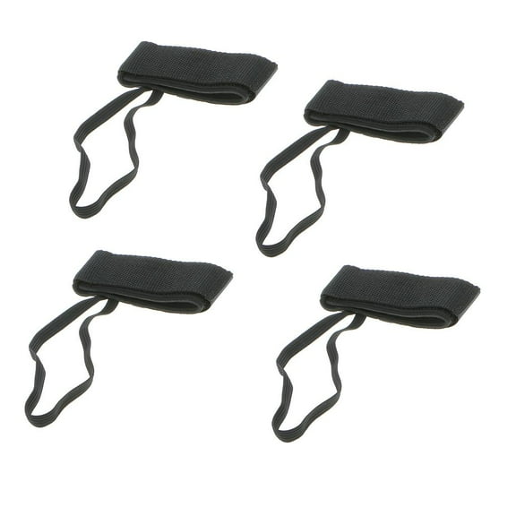 Axioma 2 Pairs Fin Savers, Leashes, Tethers, Dive, Swim, Flippers, Ankle Straps, Black