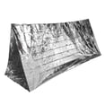 thumbnail image 3 of Survival Blanket, 5PCS Emergency Blanket Reflective  For First Aid For Camping For Marathons For Hiking Silver, 3 of 8