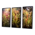 thumbnail image 3 of Designart "Pink Green Exotic Orchids Elegance Harmonious Orchids" Floral Framed Wall Art Set Of 3 - Pink Floral Frame Gallery Wall Set For Home Decor, 3 of 7