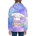 thumbnail image 2 of Sanrio Cinnamoroll Kids' Hoodie 3d Print Sweatshirt Soft Pullover Hooded With Big Pockets Fans Gifts For Boys Or Girls Small, 2 of 7