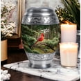 thumbnail image 6 of Cardinal Bird Cremation Urn For Mom And Dad, Tree Memorial Urn For Adult, Sunset Funeral Urns For Adult Male, Keepsake Urns For Ashes Set Of 4 And 1 Large (10&3) Inch Combo, 6 of 7