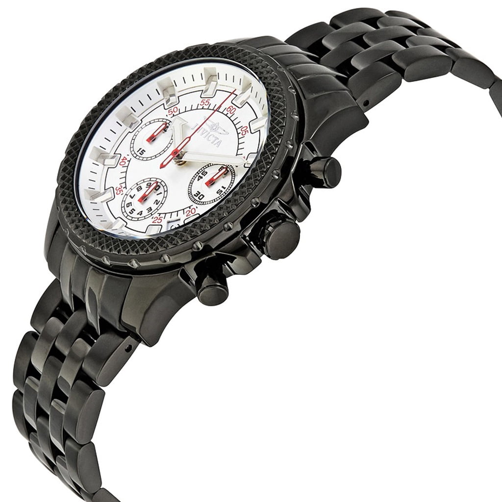 Invicta Signature Men's Silver-Tone Dial Quartz Chronograph Watch 7169