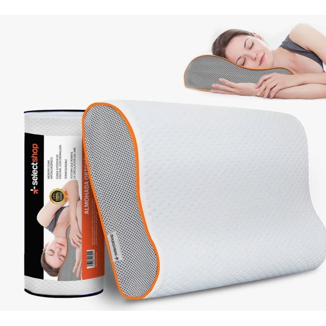 Almohada Memory Foam Estándar Gel Ajustable Suave Cómoda Ergonómica