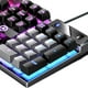 thumbnail image 4 of mecánico para juegos con cable, RGB retroiluminado USB 104 teclas Respuesta rápida Controles multimedia cómodos, para computadora de , gris negro Macarena  Teclado mecánico, 4 of 4