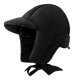 thumbnail image 2 of Gorro de plumón con orejeras, gorro cálido con visera para patinar, acampar, deportes de nieve Negro Yuyangstore Sombrero de plumas, 2 of 8