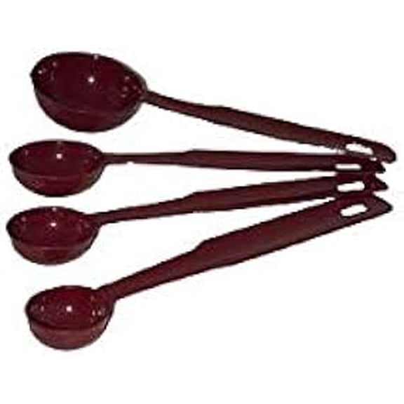 iKonbi Set of 4 Maroon Measuring Spoons