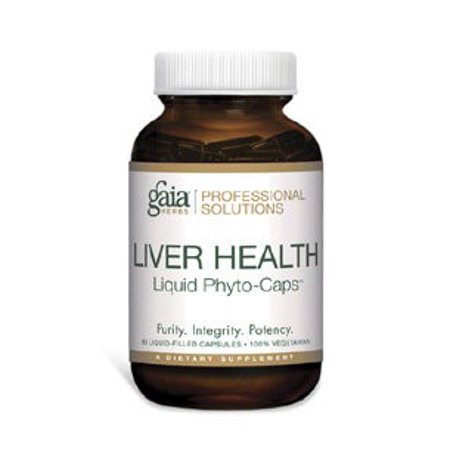Gaia Herbs Liver Health, Liquid-Filled Capsules, 60 (Best Herbs For Liver Repair)