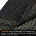 thumbnail image 5 of Uxcell Place Mats, 450x300mm Table Mats Pack of 2 Washable Woven Placemat Dark Gray, 5 of 6